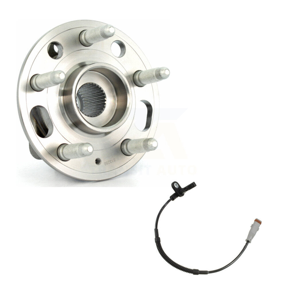 Wheel Hub Bearing And ABS Sensor Front Kit For Buick LaCrosse Regal Saab 9-5