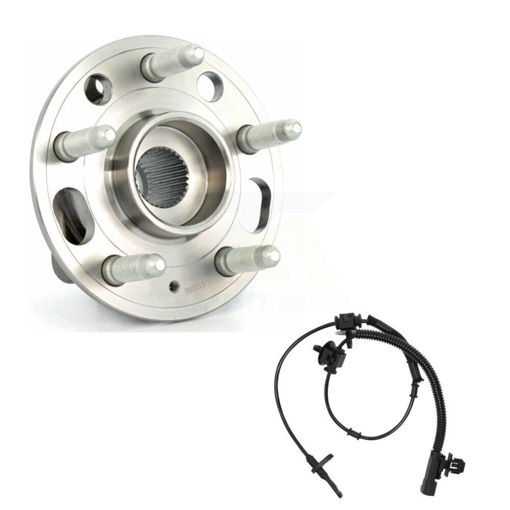 Wheel Hub Bearing And ABS Sensor Front Kit For Cadillac CTS AWD with 3.6L 2.0L