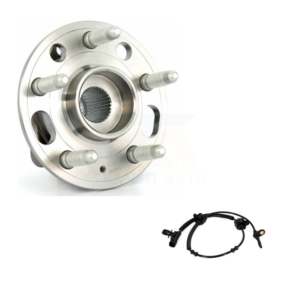 Wheel Hub Bearing And ABS Sensor Front Kit For Cadillac CTS AWD with 3.6L 2.0L