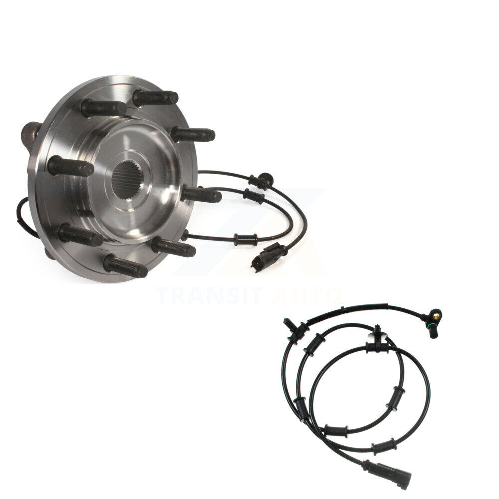 Wheel Hub Bearing And Extra ABS Sensor Front Kit For Ram 2500 3500 with Harness