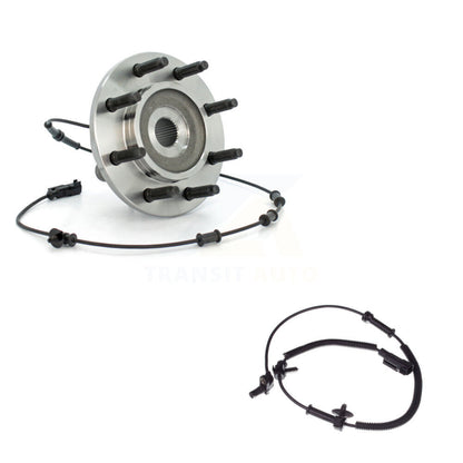 Wheel Hub Bearing Extra Sensor Front Kit For 07 Dodge Ram 1500 With 8 Lug Wheels