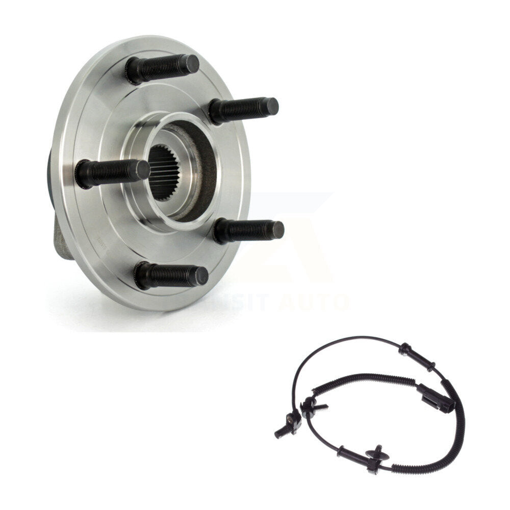 Wheel Hub Bearing Sensor Front Kit For 2007 Dodge Ram 1500 4WD with 2-Wheel ABS