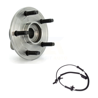 Wheel Hub Bearing Sensor Front Kit For 2007 Dodge Ram 1500 4WD with 2-Wheel ABS