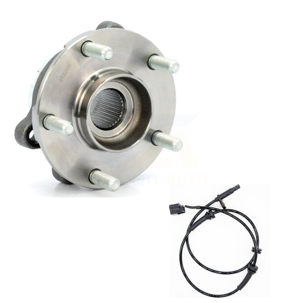Wheel Hub Bearing And ABS Sensor Front Kit For Nissan Pathfinder INFINITI QX60