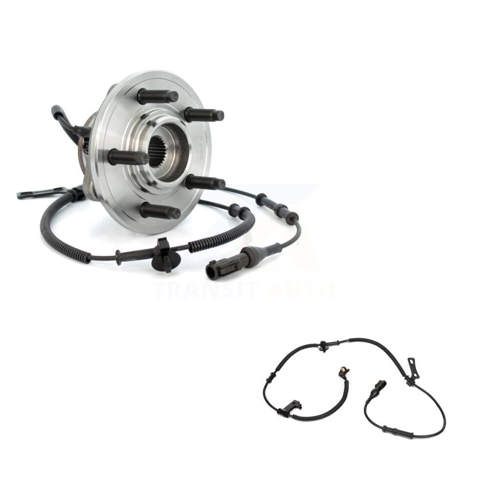 Wheel Hub Bearing & Extra Sensor Front Kit For Ford Explorer Sport Trac Mercury
