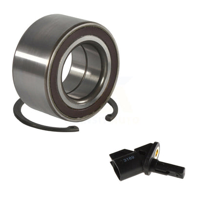 Wheel Bearing And ABS Sensor Front Kit For Mazda 3 5 Sport