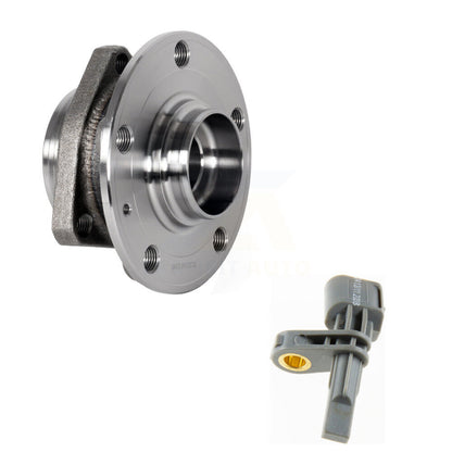 Wheel Hub Bearing & Sensor Rear Kit For Volkswagen Audi Golf SportWagen R A3 S3