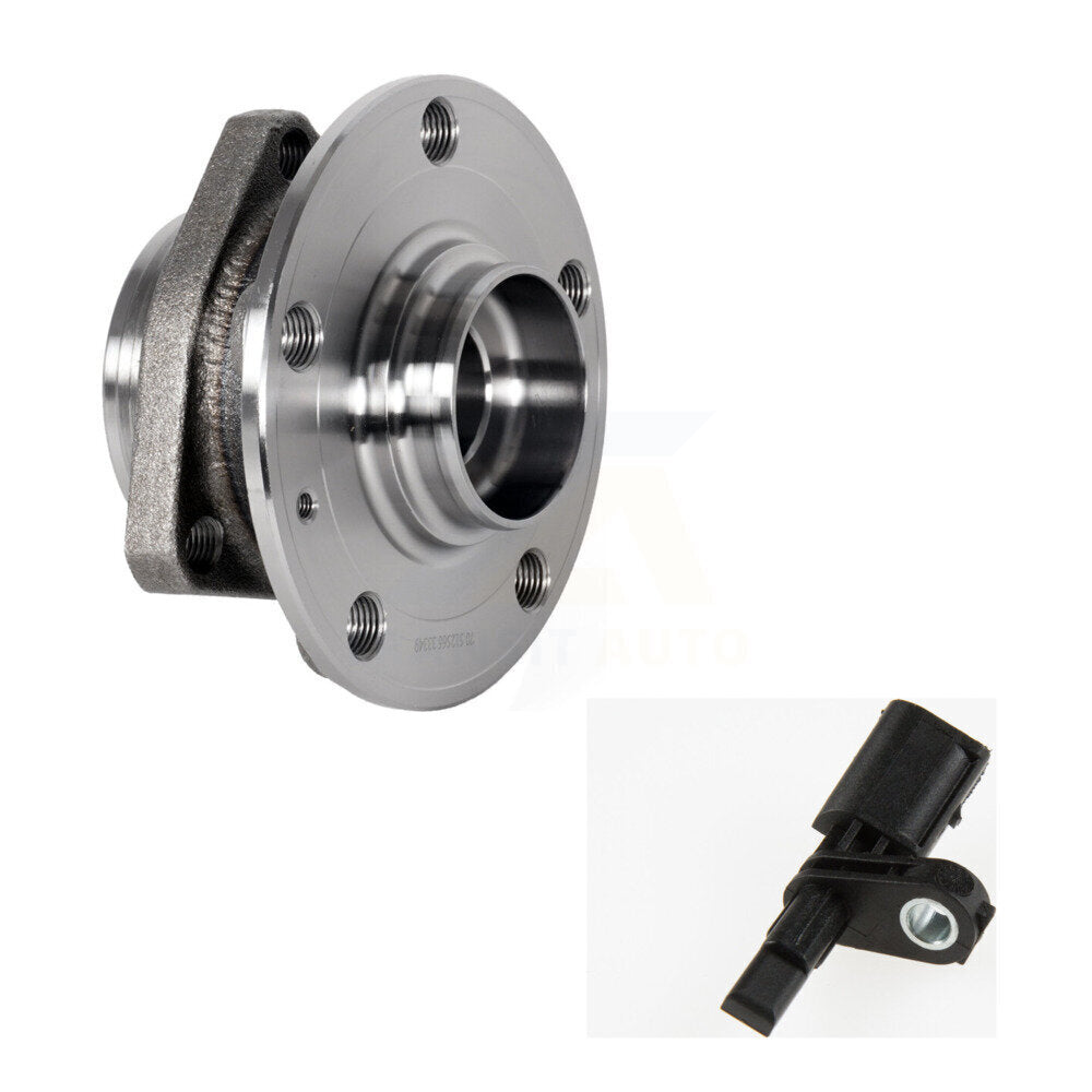 Wheel Hub Bearing & ABS Sensor Rear Kit For Audi A3 Quattro Volkswagen Golf R S3