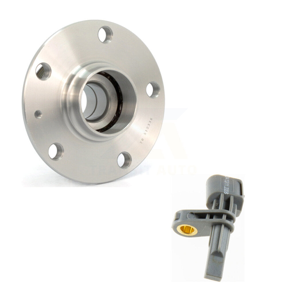 Wheel Hub Bearing And ABS Sensor Rear Kit For Volkswagen Golf SportWagen