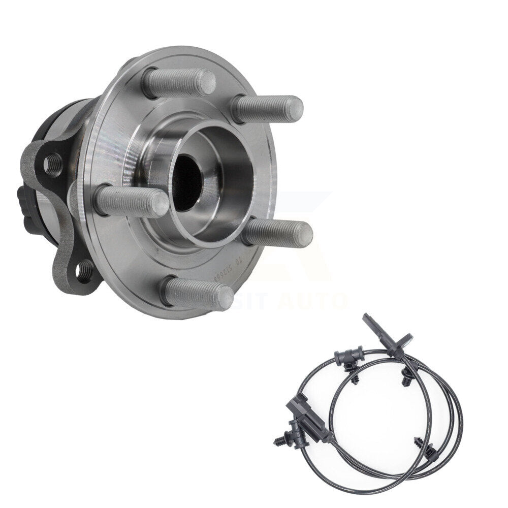 Wheel Hub Bearing And ABS Sensor Rear Kit For Ford Edge