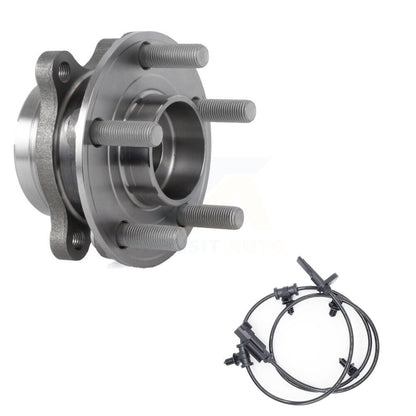 Wheel Hub Bearing And ABS Sensor Rear Kit For Ford Edge
