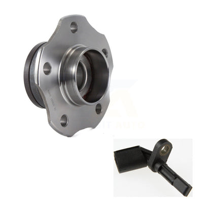 Wheel Hub Bearing And ABS Sensor Rear Kit For Audi A4 A5 A6