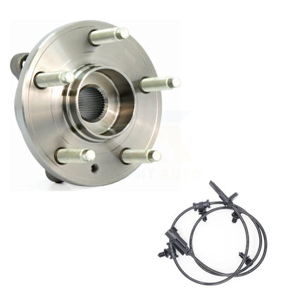 Wheel Hub Bearing And ABS Sensor Rear Kit For Ford Edge Lincoln MKX