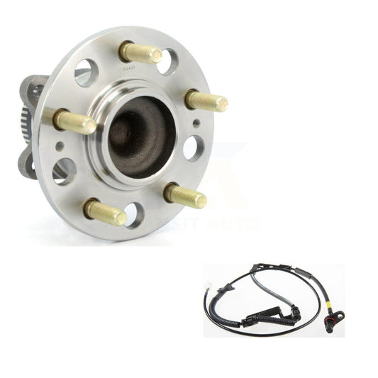 Wheel Hub Bearing Sensor Rear Kit For 08-12 Kia Rondo 2.4L/2.7L with 4-Wheel ABS