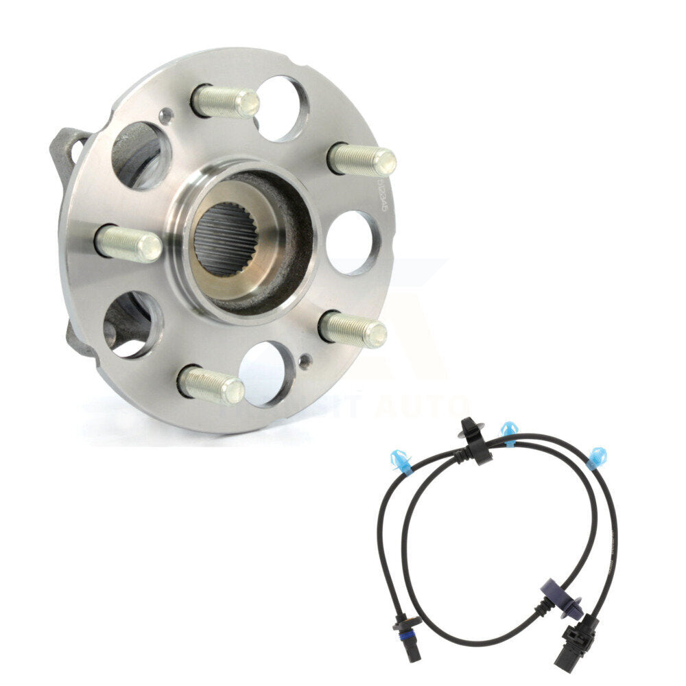 Wheel Hub Bearing Sensor Rear Kit For 10-12 Acura RDX Base with 2.3L 4-Wheel ABS