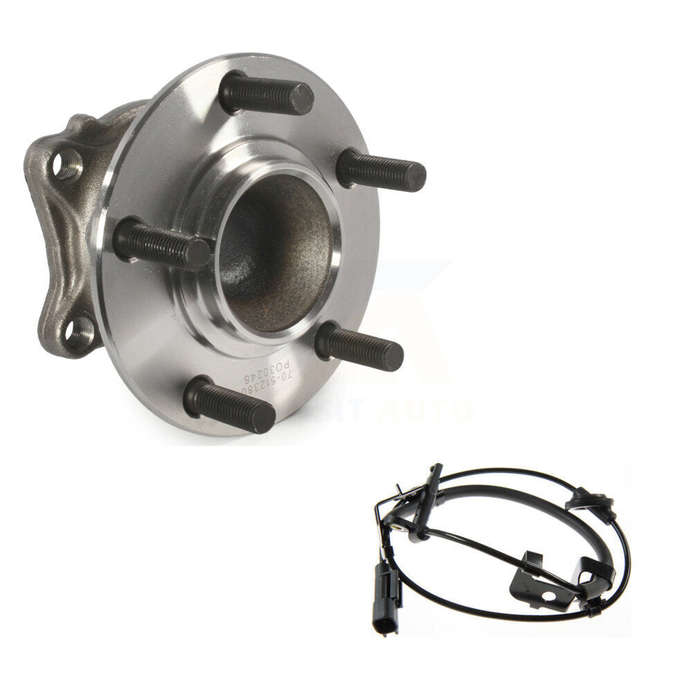 Wheel Hub Bearing ABS Sensor Rear Kit For 2007 Mitsubishi Outlander with Harness