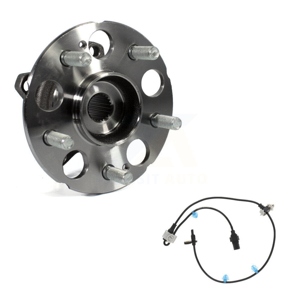 Wheel Hub Bearing Sensor Rear Kit For 13-16 Acura RDX AWD with 3.5L 4-Wheel ABS