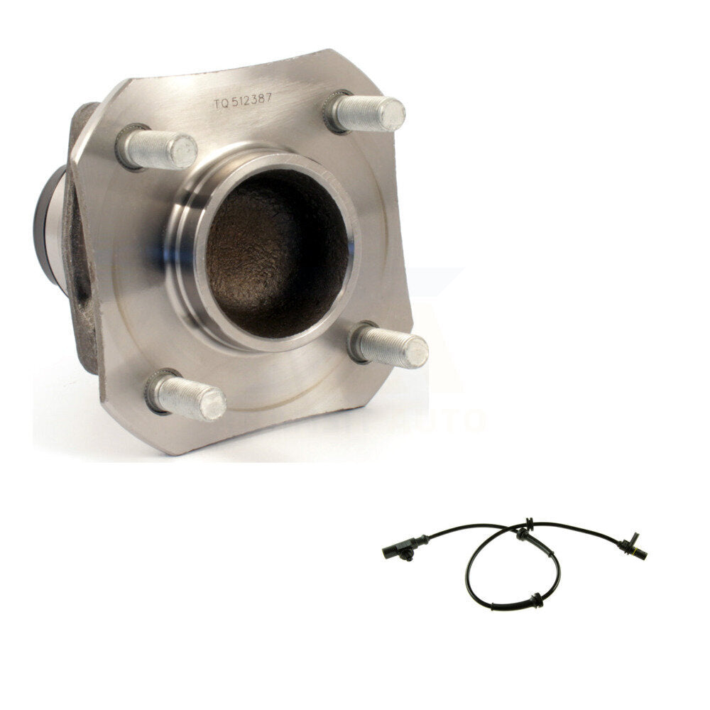 Wheel Hub Bearing ABS Sensor Rear Kit For 2009 Nissan Versa Non-ABS with Harness