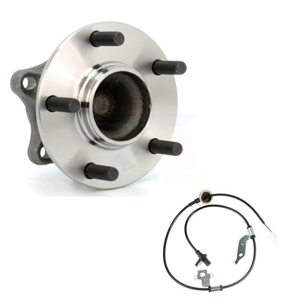 Wheel Hub Bearing & Sensor Rear Kit For 09-13 Mazda 6 3.7L/2.5L with 4-Wheel ABS