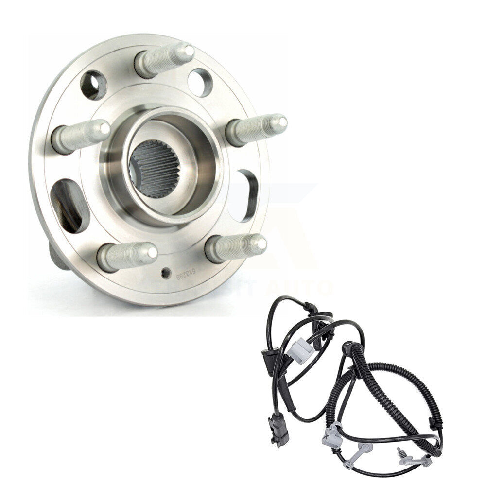 Wheel Hub Bearing Sensor Rear Kit For 12 Buick Regal 2.4L/2.0L with 4-Wheel ABS