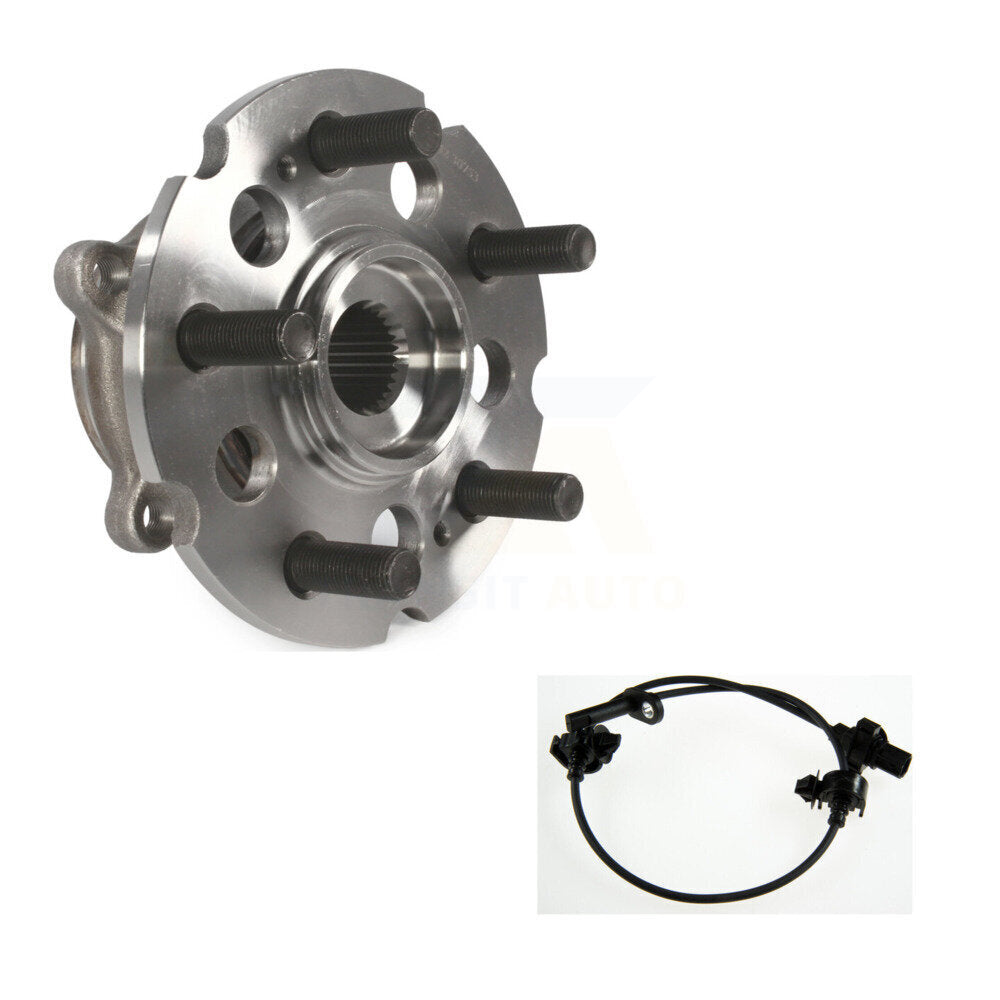Wheel Hub Bearing Sensor Rear Kit For 2007-2013 Acura MDX 3.7L with 4-Wheel ABS