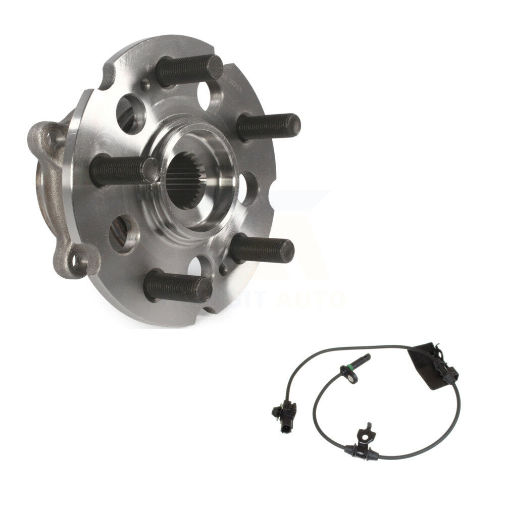 Wheel Hub Bearing ABS Sensor Rear Kit For Honda Pilot AWD with 3.5L 4-Wheel