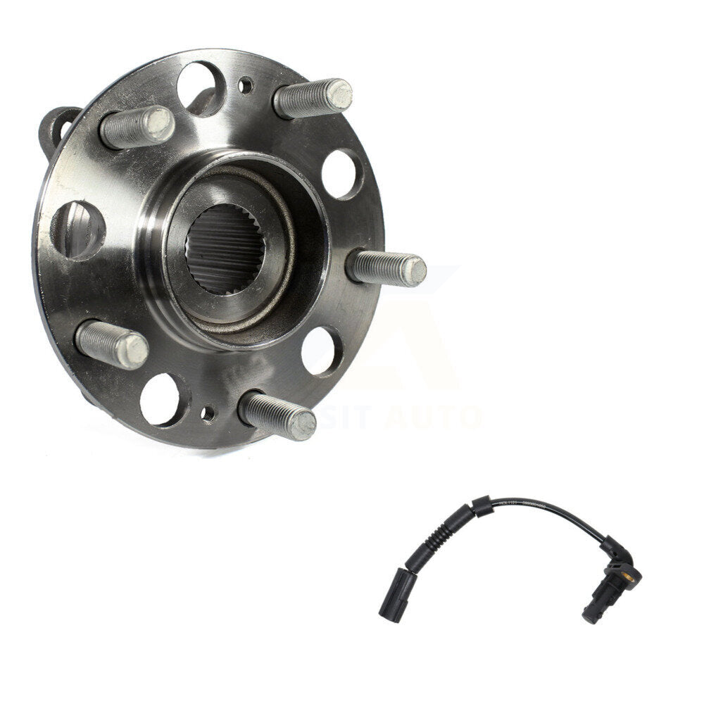 Wheel Hub Bearing Sensor Rear Kit For Hyundai Genesis 3.8L/5.0L with 4-Wheel ABS
