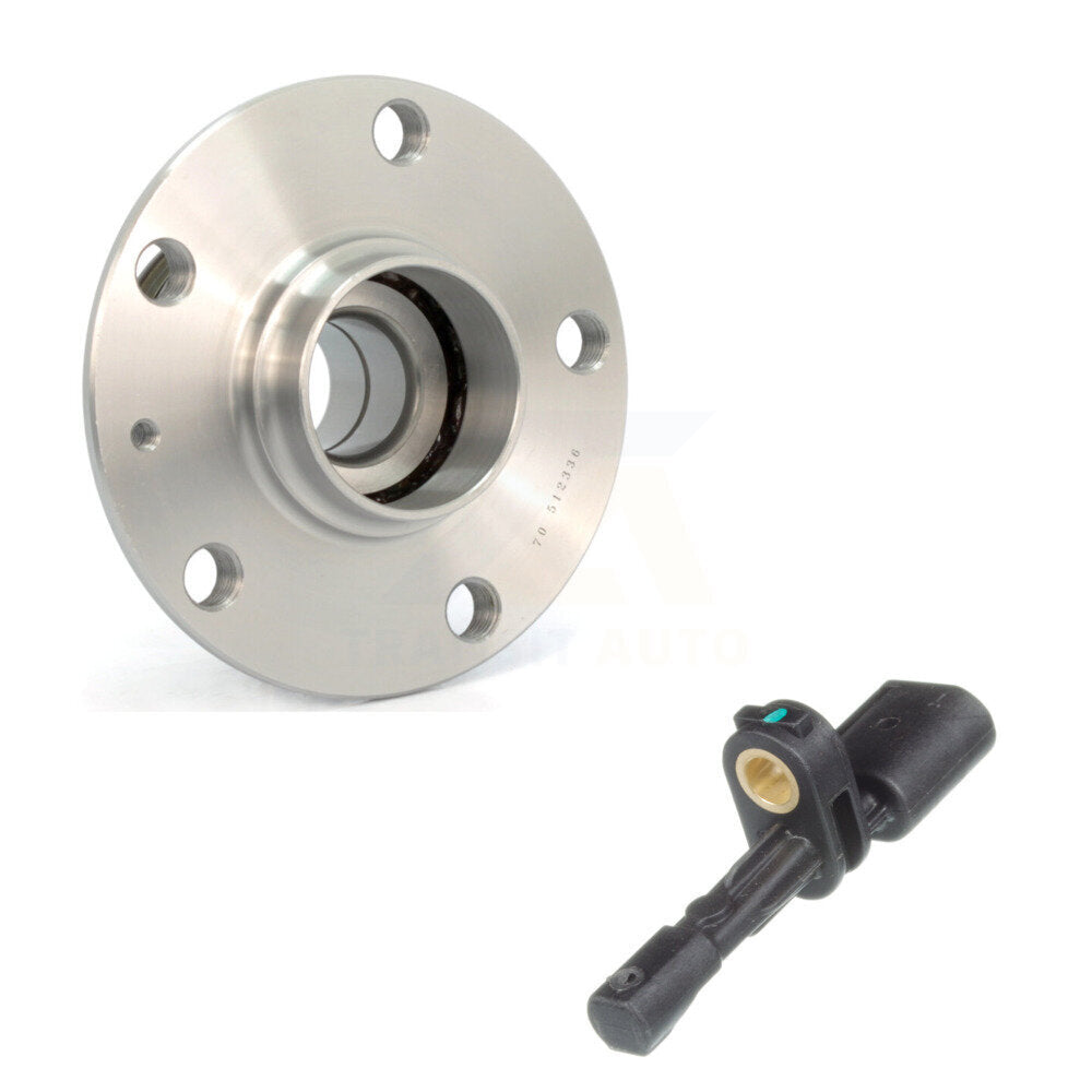 Wheel Hub Bearing And ABS Sensor Rear Kit For Volkswagen Golf SportWagen