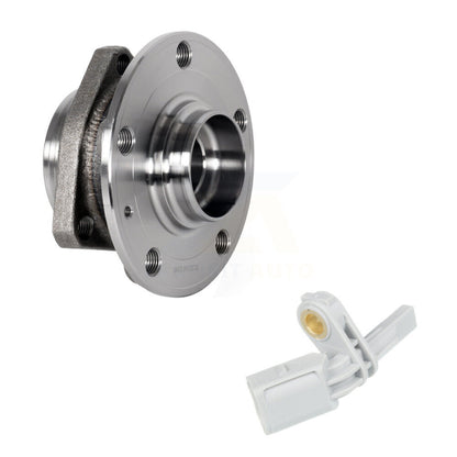 Wheel Hub Bearing & Sensor Rear Kit For Volkswagen Audi Golf SportWagen R A3 S3