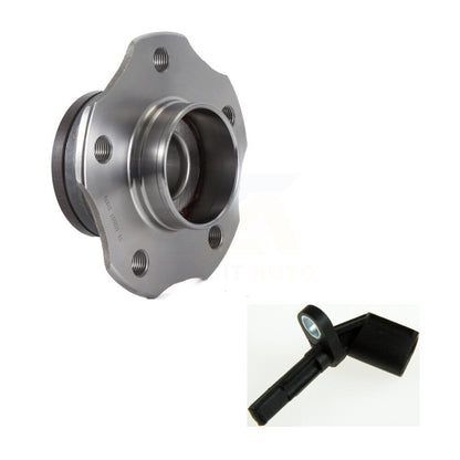 Wheel Hub Bearing And ABS Sensor Rear Kit For Audi A4 A5 A6