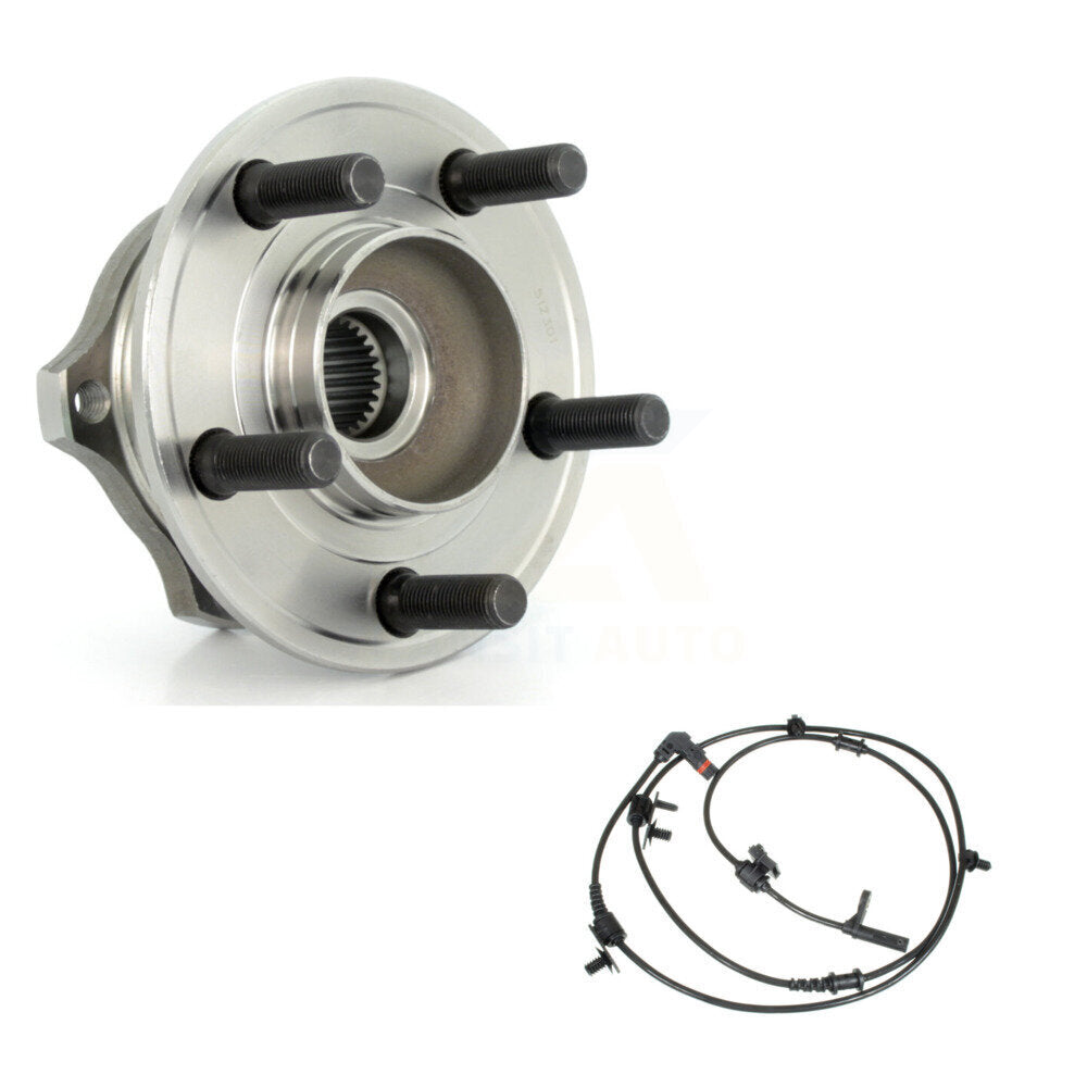 Wheel Hub Bearing And ABS Sensor Rear Kit For Chrysler 300 Dodge Charger Magnum