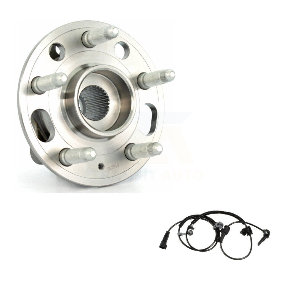 Wheel Hub Bearing And ABS Sensor Rear Kit For Chevrolet Malibu Impala