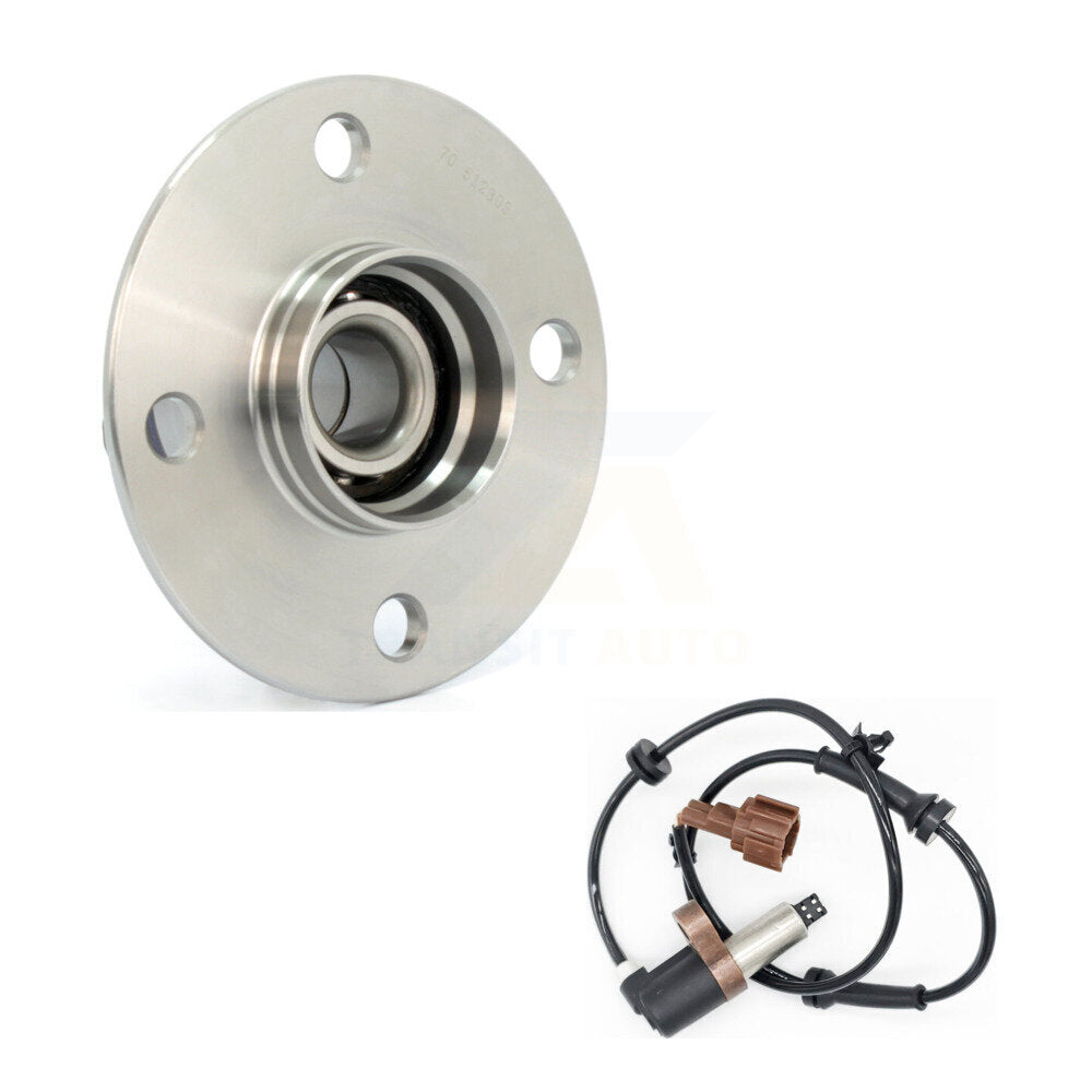 Wheel Hub Bearing & ABS Sensor Rear Kit For Nissan Sentra 1.8L with 4-Wheel
