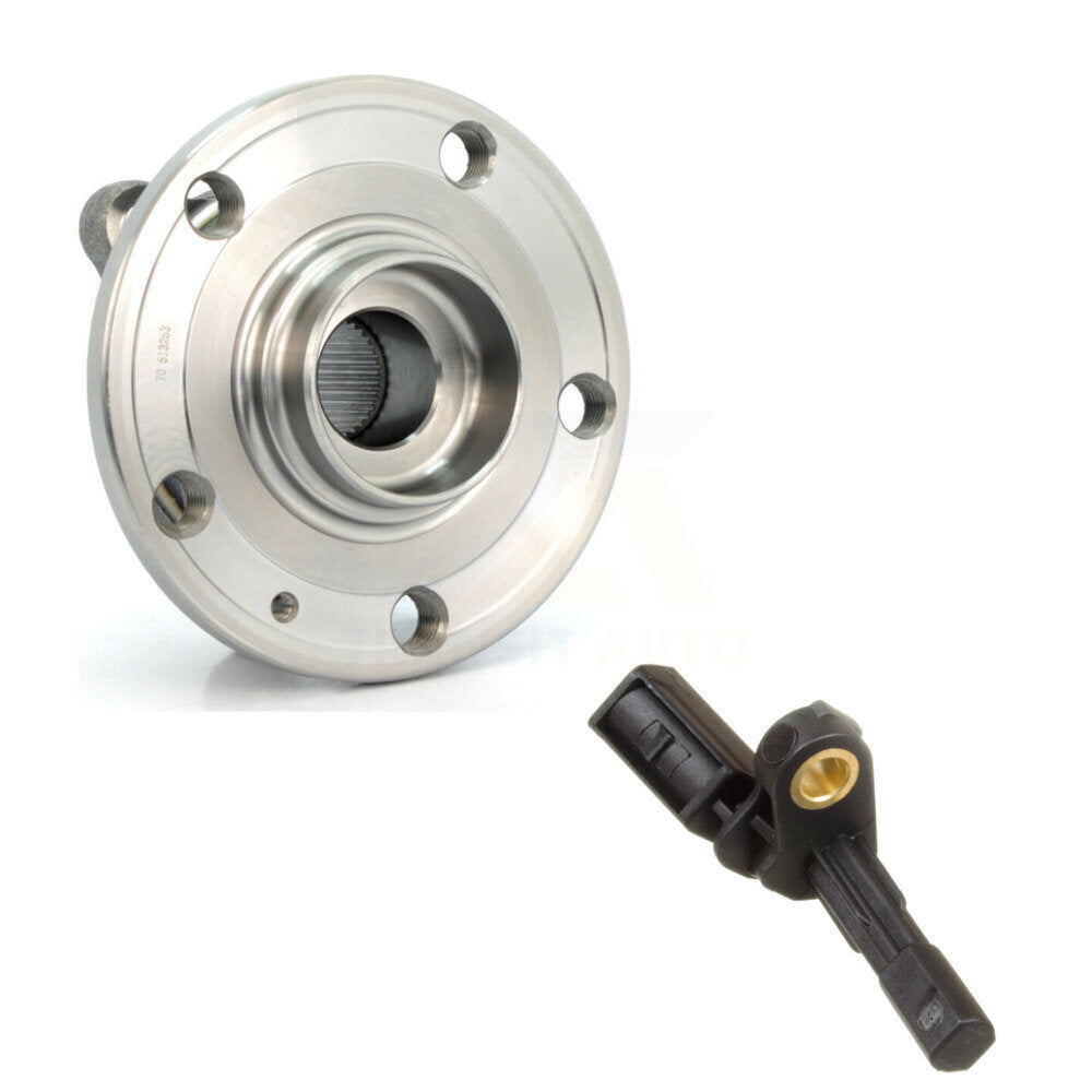 Wheel Hub Bearing & Sensor Rear Kit For Volkswagen Passat CC Audi A3 Quattro R32
