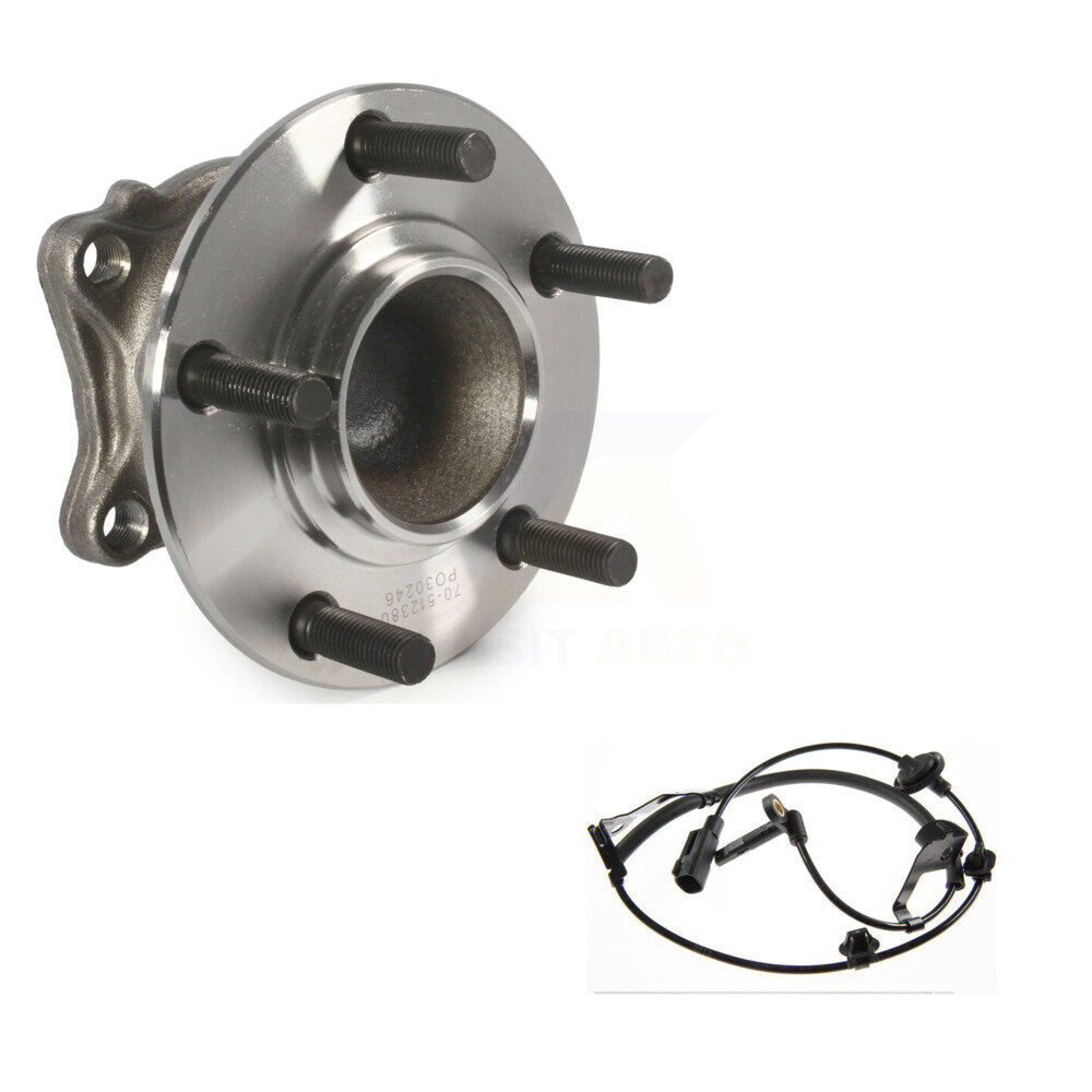 Wheel Hub Bearing ABS Sensor Rear Kit For 2007 Mitsubishi Outlander with Harness