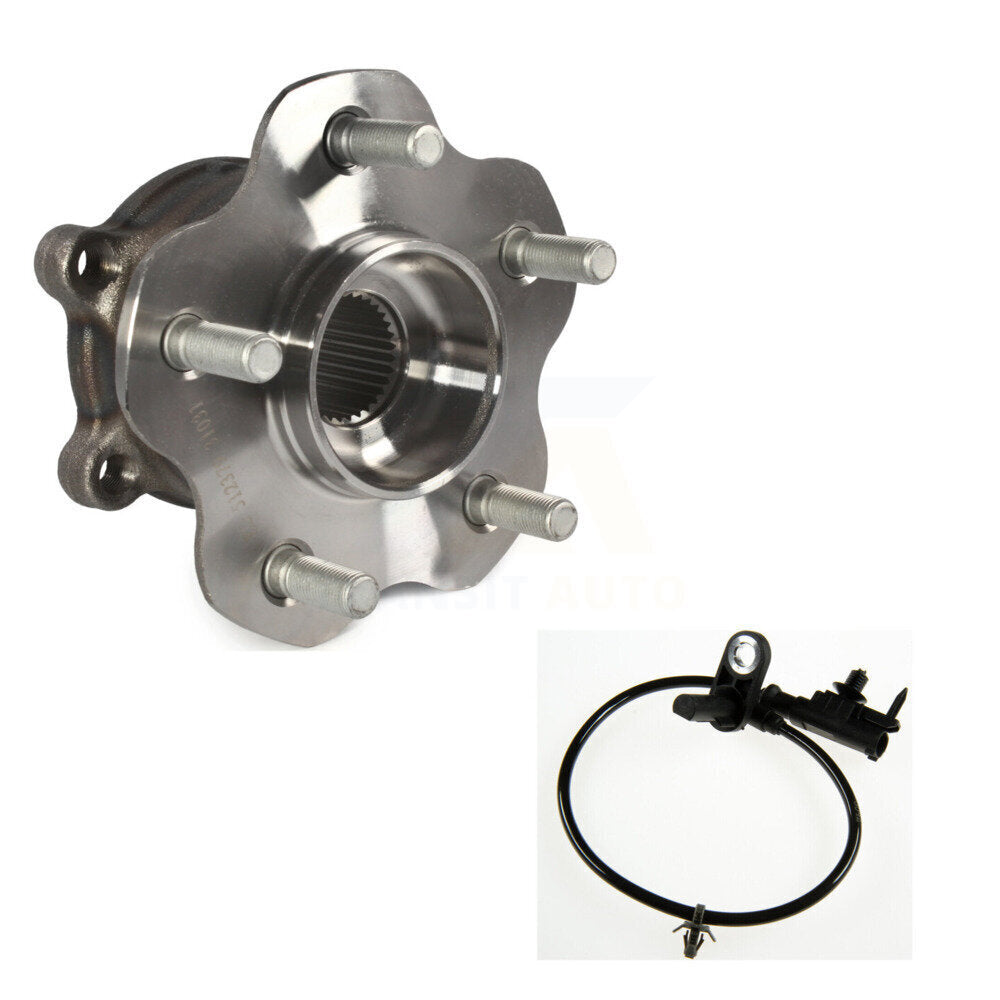 Wheel Hub Bearing And ABS Sensor Rear Kit For INFINITI G37 EX35 Nissan 370Z