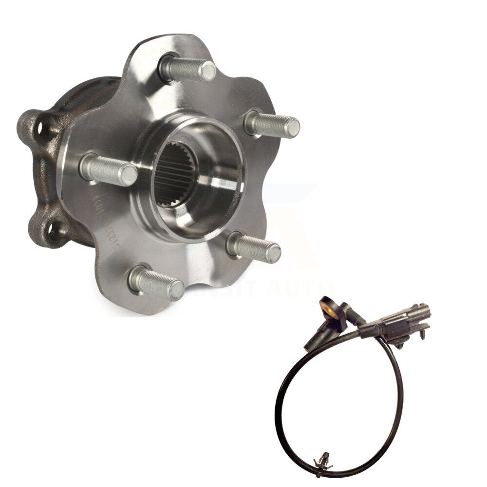 Wheel Hub Bearing & Sensor Rear Kit For INFINITI QX50 G37 Nissan 370Z EX35 EX37