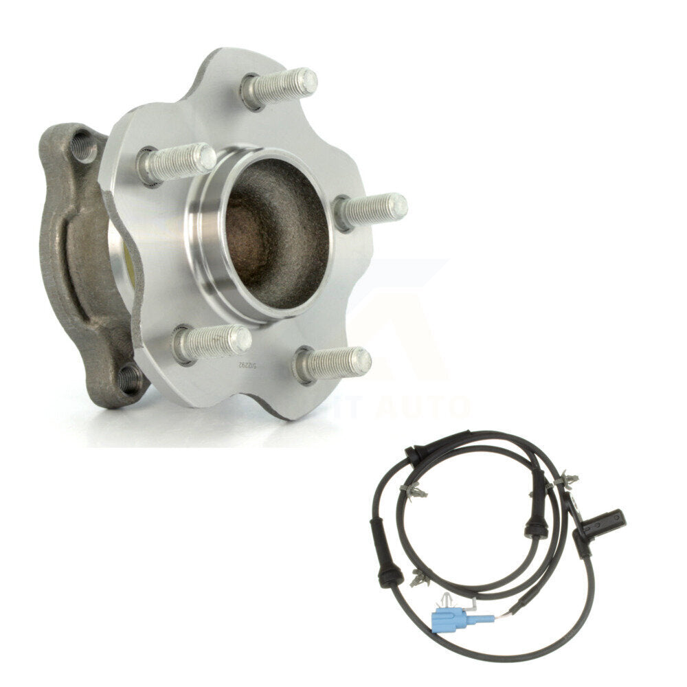 Wheel Hub Bearing Sensor Rear Kit For 04-08 Nissan Maxima 3.5L with 4-Wheel ABS