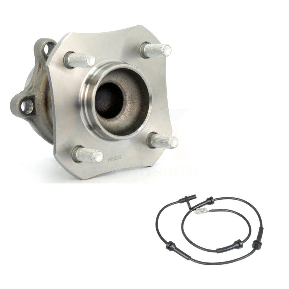 Wheel Hub Bearing Sensor Rear Kit For 07-12 Nissan Sentra 2.0L with 4-Wheel ABS