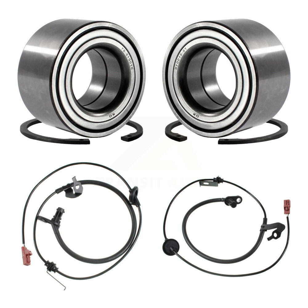 Wheel Bearing And ABS Sensor Rear Kit For Ford Fusion Lincoln MKZ Mercury Milan
