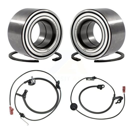 Wheel Bearing And ABS Sensor Rear Kit For Ford Fusion Lincoln MKZ Mercury Milan