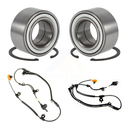 Wheel Bearing & Sensor Rear Kit For Honda Pilot Acura MDX 3.5L with 4-Wheel ABS