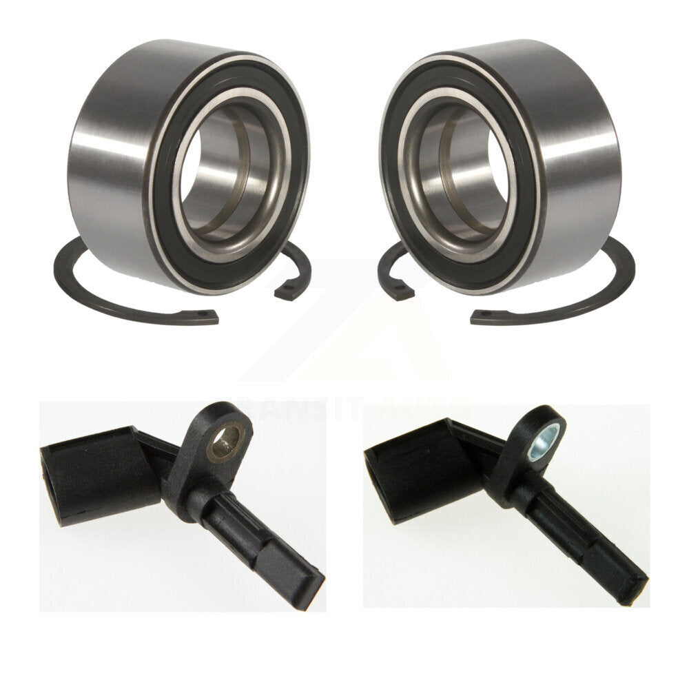 Wheel Bearing And ABS Sensor Rear Kit For Audi A4 Quattro