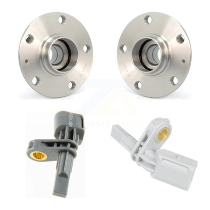 Wheel Hub Bearing And ABS Sensor Rear Kit For Volkswagen Golf SportWagen