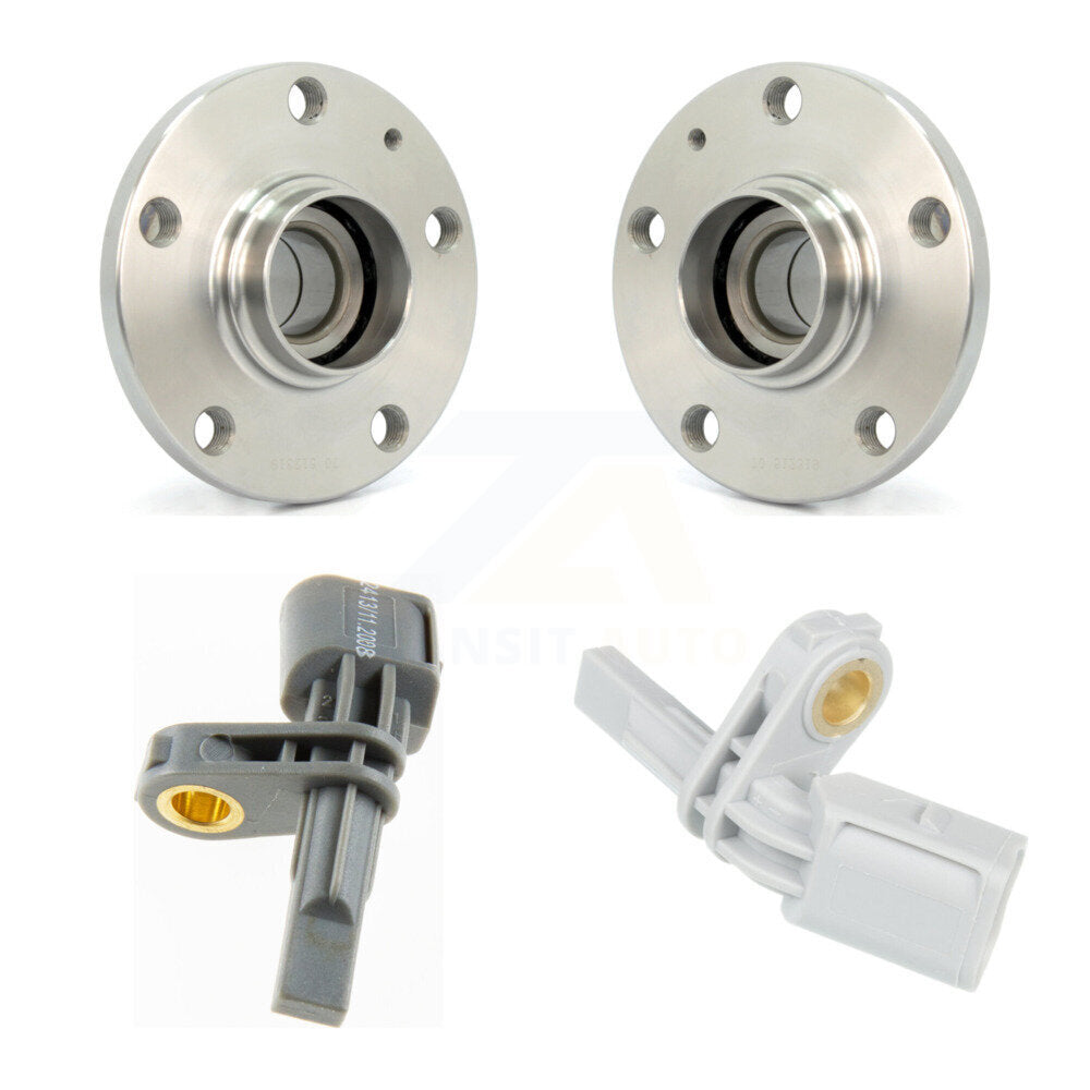 Wheel Hub Bearing And ABS Sensor Rear Kit For Volkswagen Arteon