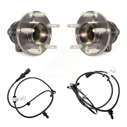 Wheel Hub Bearing And ABS Sensor Rear Kit For Ford Edge Lincoln MKX with Harness