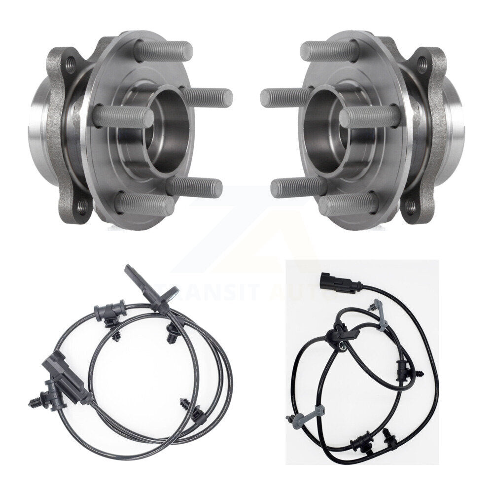 Wheel Hub Bearing And ABS Sensor Rear Kit For Ford Edge