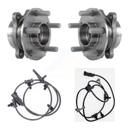 Wheel Hub Bearing And ABS Sensor Rear Kit For Ford Edge