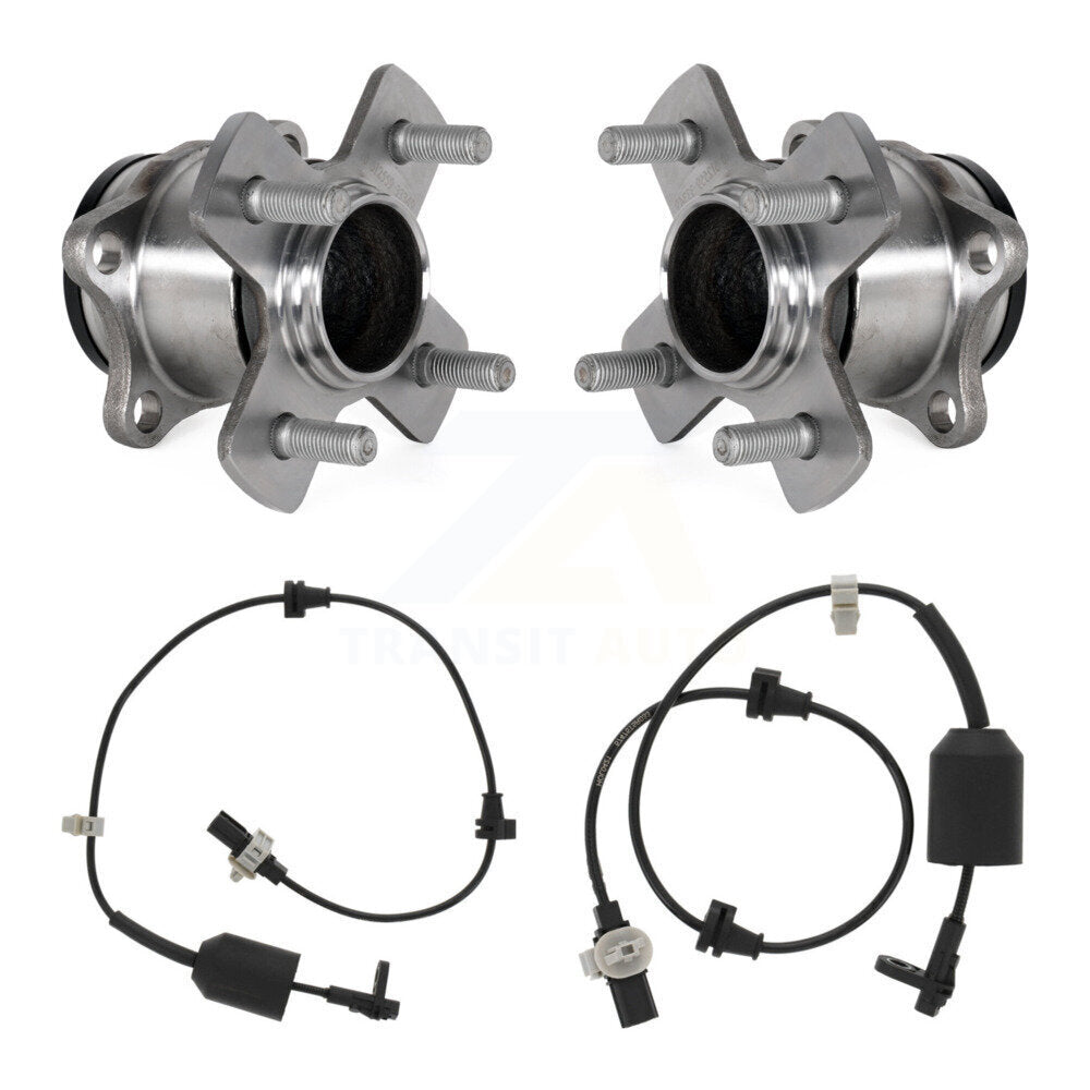 Wheel Hub Bearing And ABS Sensor Rear Kit For Honda Fit 1.5L with 4-Wheel
