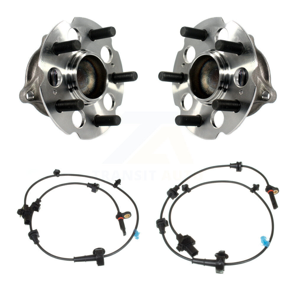 Wheel Hub Bearing Sensor Rear Kit For 11-17 Honda Odyssey 3.5L with 4-Wheel ABS